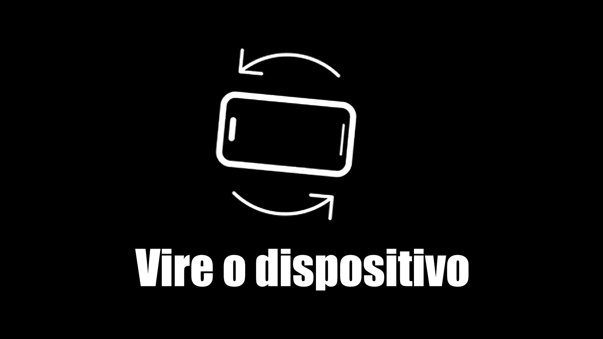 Vire o celular